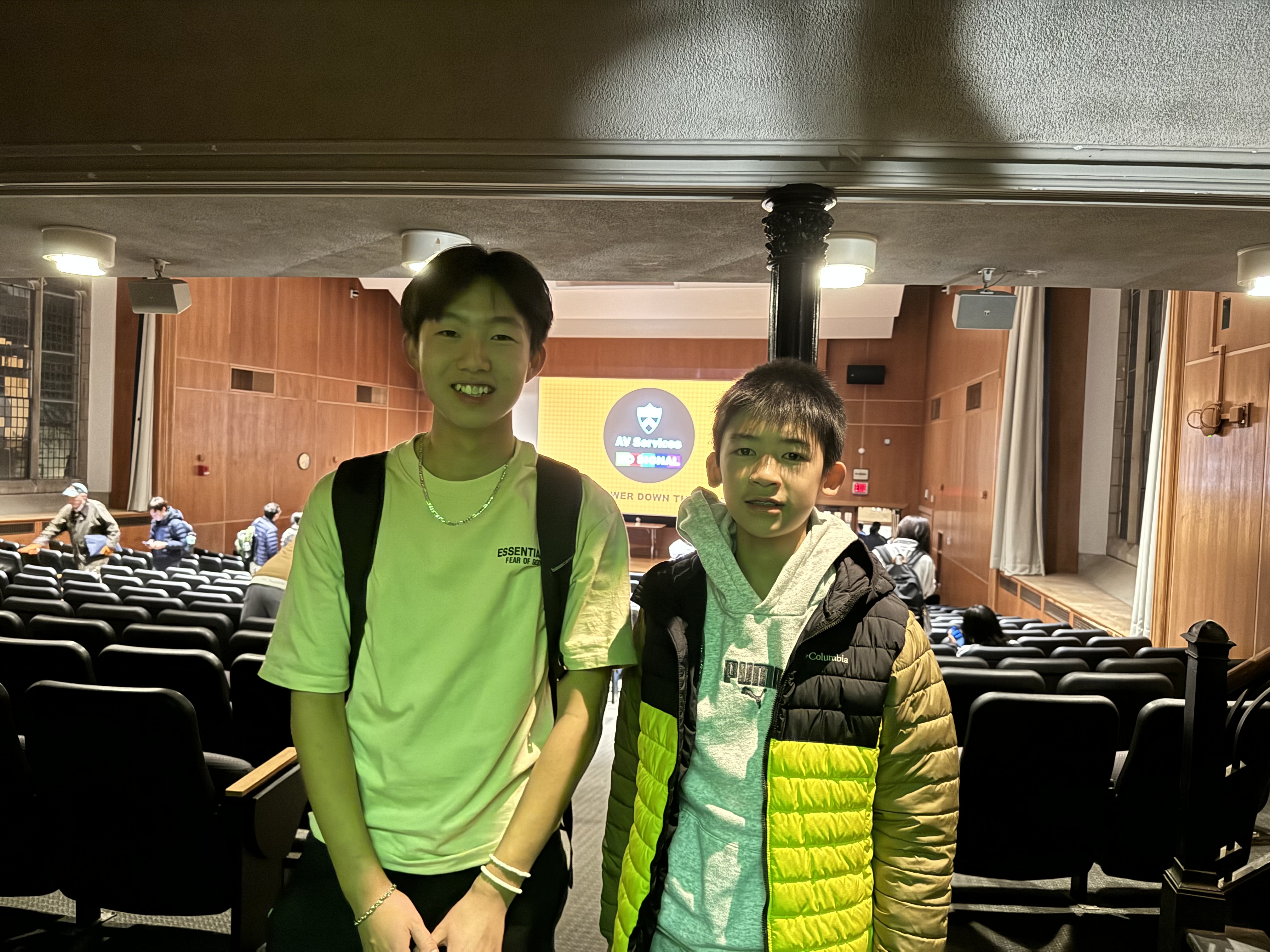 Me and my teammate, Jacob C., at the 2024 PUMaC Awards Ceremony